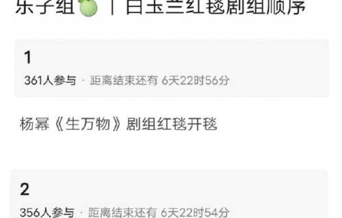 白玉兰颁奖礼红毯出场顺序，杨幂和杨紫的剧组是如何安排的？