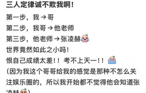 高中老师朋友圈曝光！和张凌赫聊天记录超可爱，老师喊小宝也太萌