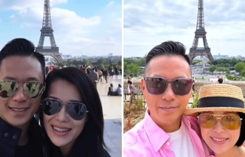 TVB视后与老公巴黎放闪，神还原旧照，新剧演内地顶流强势母亲