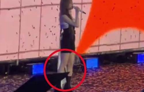 王心凌深圳演唱会遇舞台意外，被高强度镭射激光照射，强忍疼痛继续表演