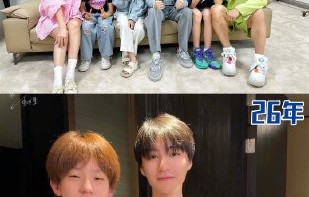 刘畊宏晒八年对比合照：王俊凯和小泡芙的成长与回忆杀