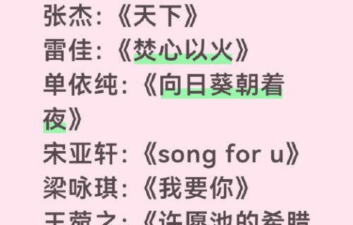 宋亚轩《Song for U》浪漫首唱！八首金曲重塑，520这天引爆全网