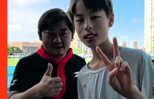 张雪给儿子撑场面，带了机车来“炸场”