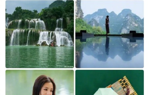 佟丽娅五一隐居广西治愈之旅：瀑布下发呆，森林中起舞