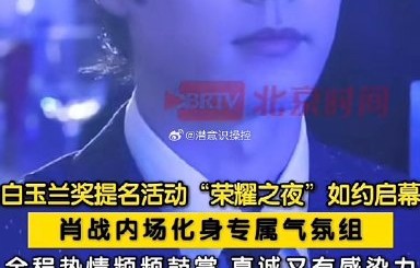 肖战人气对白玉兰热度有多大影响