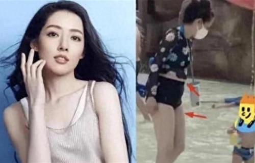 郭碧婷产后复出失败！大腿比向佐还要粗，穿泳装膀大腰圆体重150