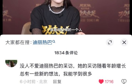 网友对迪丽热巴采访表现的评价有哪些？