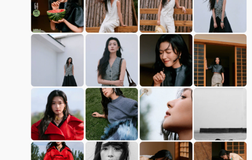 万茜清冷神态尽显成熟女性韵味，烈焰红风衣修饰高挑身材