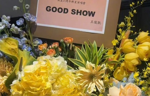 王俊凯送花篮祝贺英皇演唱会|群星演唱会