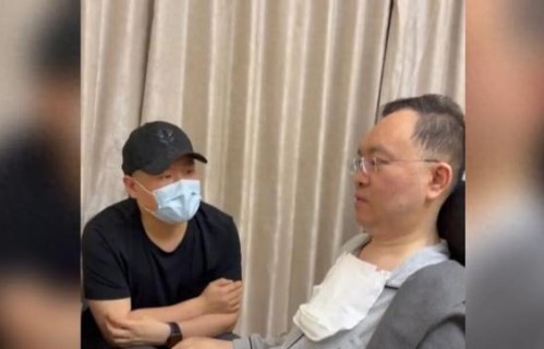 岳云鹏探望蔡磊,现场画面曝光