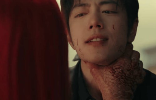 这个掐脖镜头是肖战真演还是特效做的？|十日终焉|齐夏|鳞片|青筋|道具