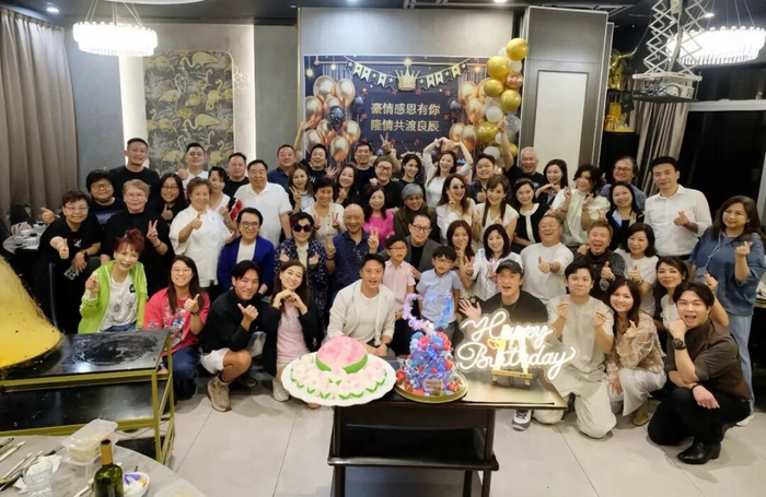 家豪哥前晚70岁生日，小青姐特别邀请52位好友出席「豪情感恩有您答谢宴」。